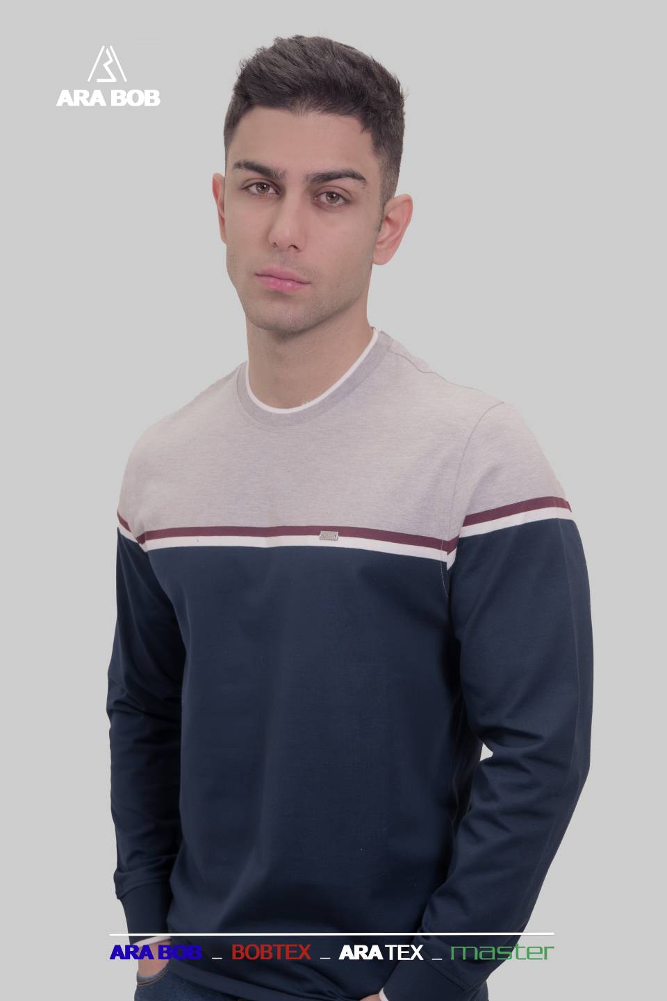 بلوز یقه گرد پنبه رینگل