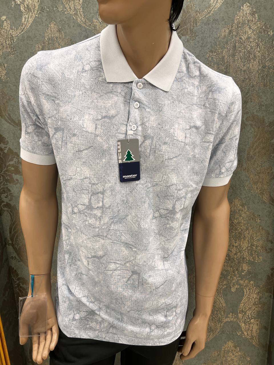 تیشرت یقه لاسکینه پنبه