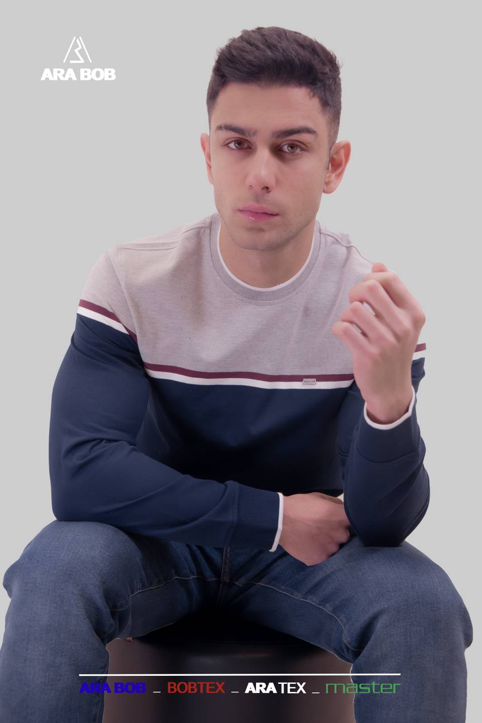 بلوز یقه گرد پنبه رینگل