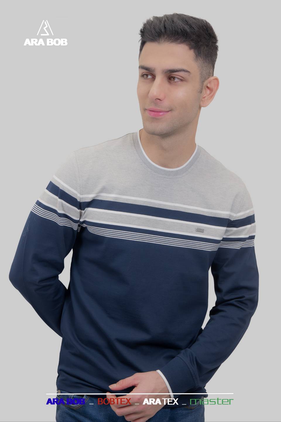 بلوز یقه گرد پنبه رینگل